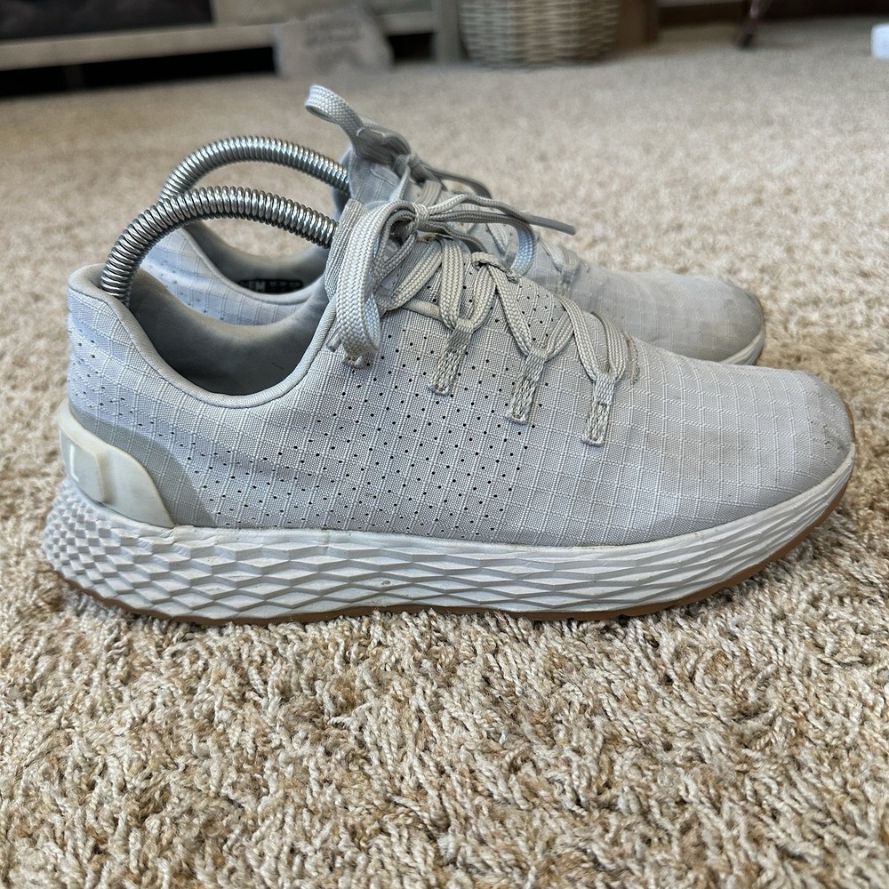 NoBull Gray Gum Ripstop Runners Sneakers Shoes Womens Size 8.5 Trainers - Picture 2 of 9